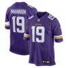 Sean Mannion Minnesota Vikings Nike Game Jersey - Purple - Front View