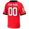 Georgia Bulldogs Nike Youth Custom Football Game Jersey - Red - Detail View