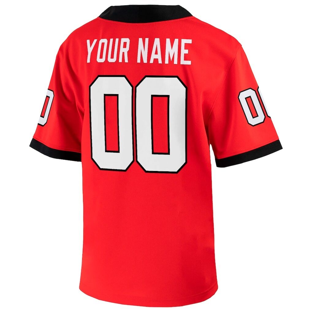 Georgia Bulldogs Nike Youth  Custom Football Game Jersey