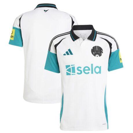 Newcastle United adidas 2024/25 Third Replica Jersey - White - Front View