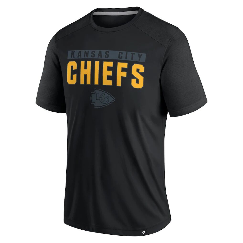 Kansas City Chiefs Fashion7 Defender Blackout T-Shirt
