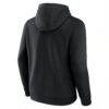 New Orleans Saints Fashion7 Geometric Chrome Pullover Hoodie - Black - Detail View