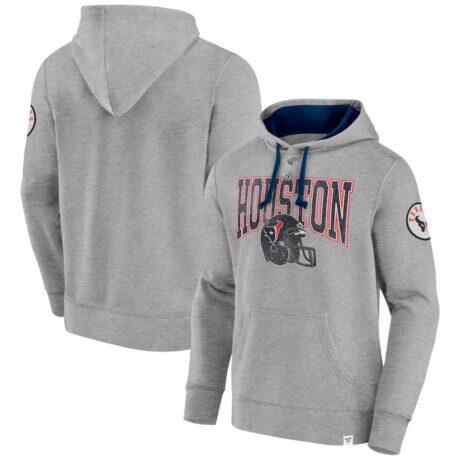 Houston Texans Fashion7 Label Maker Pullover Hoodie - - Front View