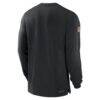 New Orleans Saints Nike Sideline Player Performance Long Sleeve T-Shirt - Black - Detail View