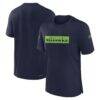 Seattle Seahawks Nike Sideline Player Performance T-Shirt - - Front View