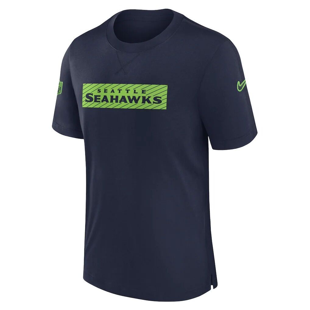Seattle Seahawks Nike Sideline Player Performance T-Shirt – College Navy
