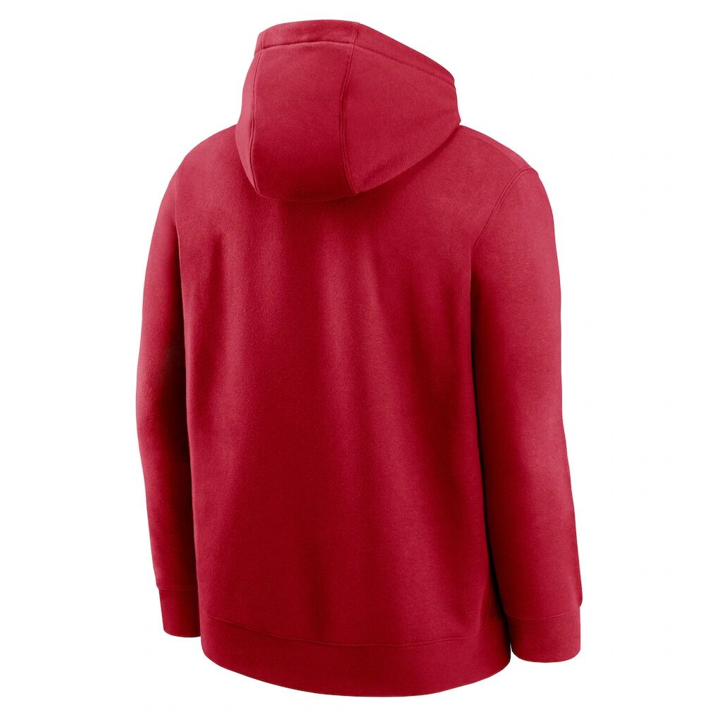 San Francisco 49ers Nike Primetime Club Logo Hoodie - Scarlet