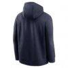 Seattle Seahawks Nike Primetime Club Logo Hoodie - College Navy - Detail View