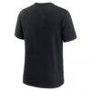 New York Jets Nike Overlap Lockup Tri-Blend T-Shirt - Black - Detail View