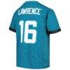 Trevor Lawrence Jacksonville Jaguars Youth Replica Jersey - Teal - Detail View