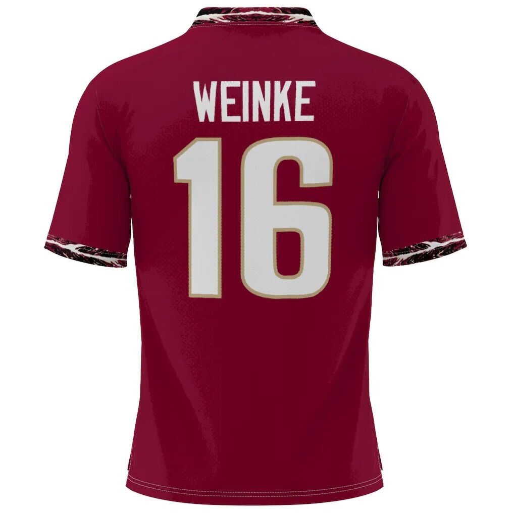 Chris Weinke Florida State Seminoles Youth Heisman Football Jersey - Garnet