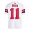 Jeff Brohm Louisville Cardinals adidas Football Icon Premier Jersey - White - Detail View