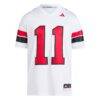Jeff Brohm Louisville Cardinals adidas Football Icon Premier Jersey - White - Side View