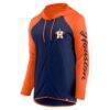 Houston Astros Fashion7 Women's Script Sleeve Full-Zip Hoodie - - Side View