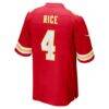 Rashee Rice Kansas City Chiefs Nike Game Jersey - Red - Detail View