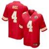 Rashee Rice Kansas City Chiefs Nike Game Jersey - Red - Front View