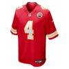Rashee Rice Kansas City Chiefs Nike Game Jersey - Red - Side View
