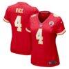 Rashee Rice Kansas City Chiefs Nike Women's Game Jersey - Red - Front View