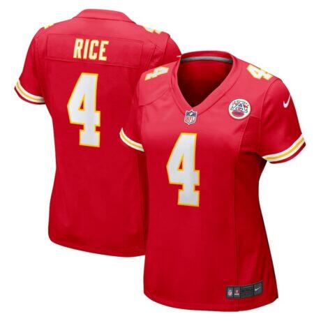 Rashee Rice Kansas City Chiefs Nike Women's Game Jersey - Red - Front View