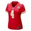 Rashee Rice Kansas City Chiefs Nike Women's Game Jersey - Red - Side View