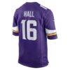 Jaren Hall Minnesota Vikings Nike Game Jersey - Purple - Detail View