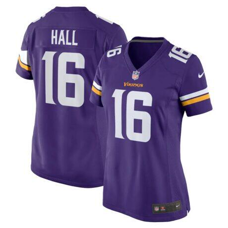 Jaren Hall Minnesota Vikings Nike Women's Game Jersey - Purple - Front View