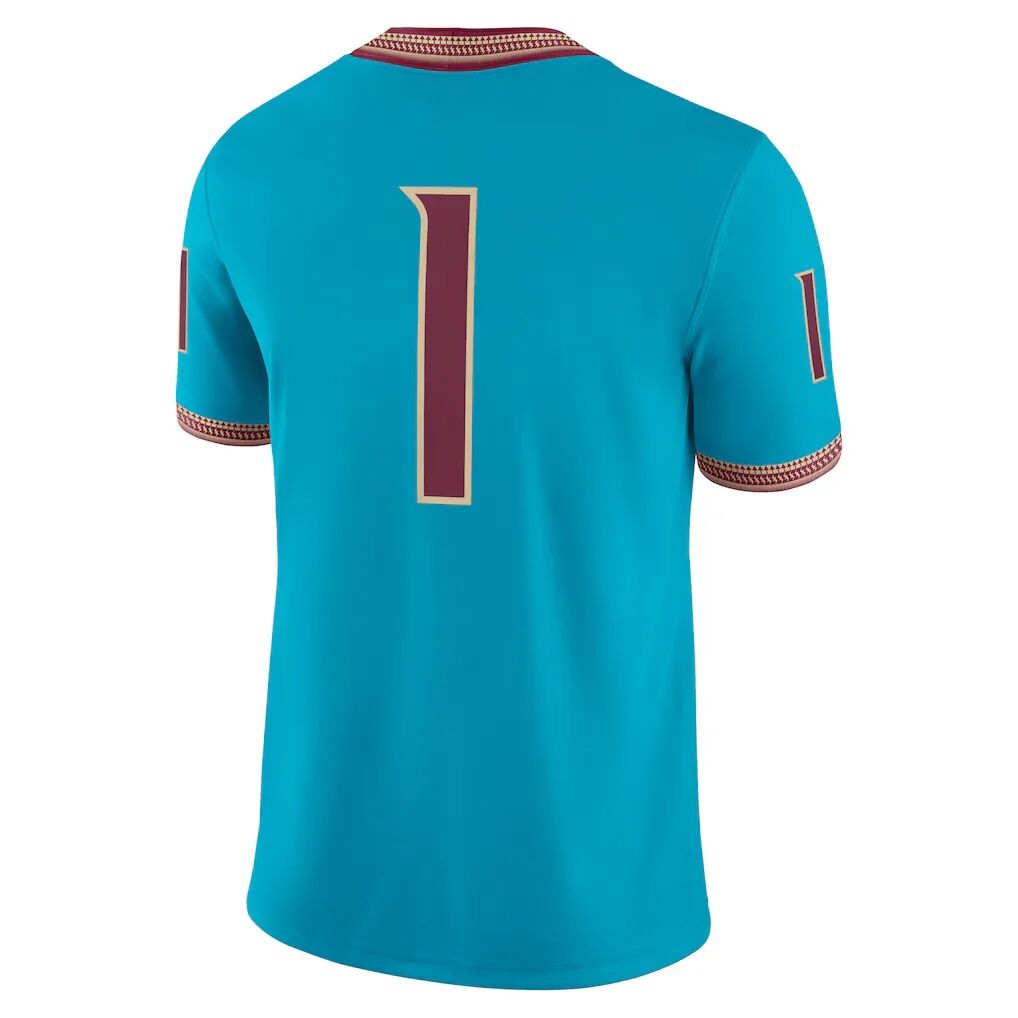 Florida State Seminoles Nike Alternate Game Jersey - Turquoise