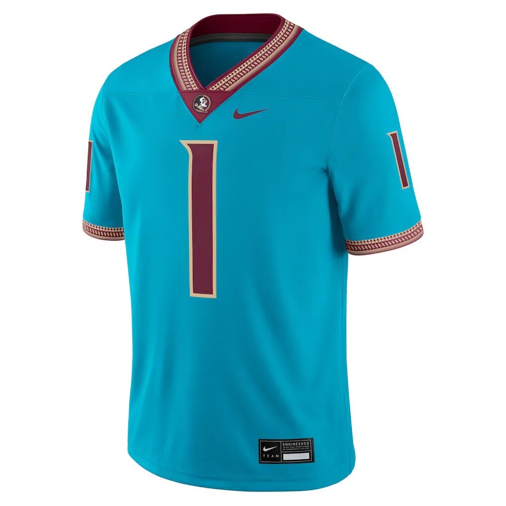 Florida State Seminoles Nike Alternate Game Jersey - Turquoise