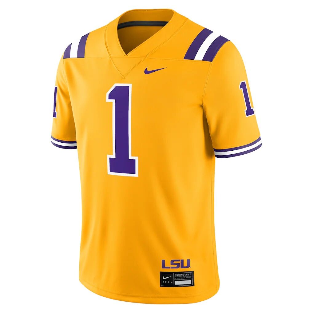 #1 LSU Tigers Nike Alternate Game Jersey