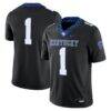 #1 Kentucky Wildcats Nike Alternate Game Jersey - Black - Front View