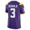 Odell Beckham Jr. LSU Tigers Nike Alumni Game Jersey - Purple - Detail View