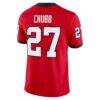 Nick Chubb Georgia Bulldogs Nike Alumni Game Jersey - Red - Detail View