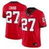 Nick Chubb Georgia Bulldogs Nike Alumni Game Jersey - Red - Front View