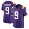Joe Burrow LSU Tigers Nike Alumni Game Jersey - Purple - Front View