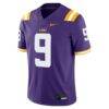 Joe Burrow LSU Tigers Nike Alumni Game Jersey - Purple - Side View