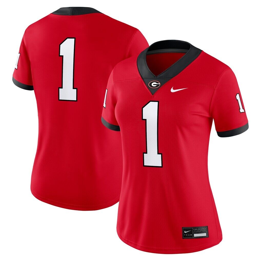 #1 Georgia Bulldogs Nike Women's Game Jersey