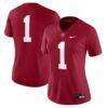 #1 Alabama Crimson Tide Nike Women's Game Jersey - Crimson - Front View