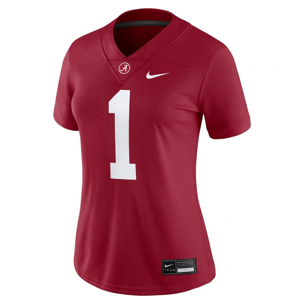 #1 Alabama Crimson Tide Nike Women's Game Jersey