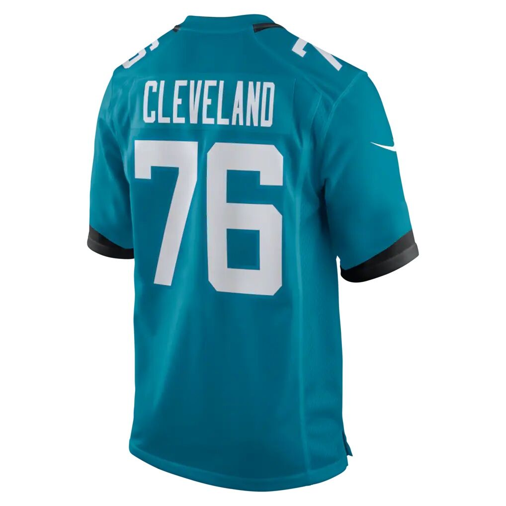 Ezra Cleveland Jacksonville Jaguars Nike  Game Jersey