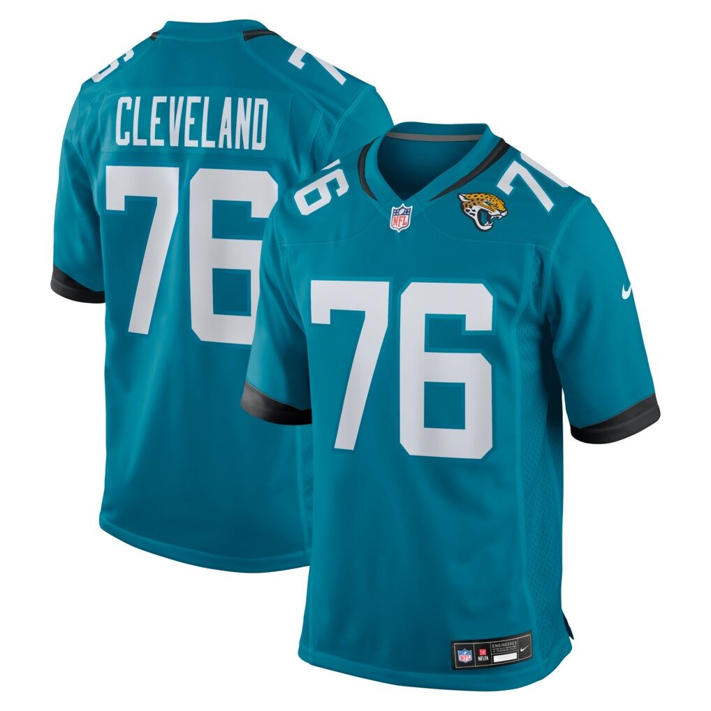 Ezra Cleveland Jacksonville Jaguars Nike  Game Jersey