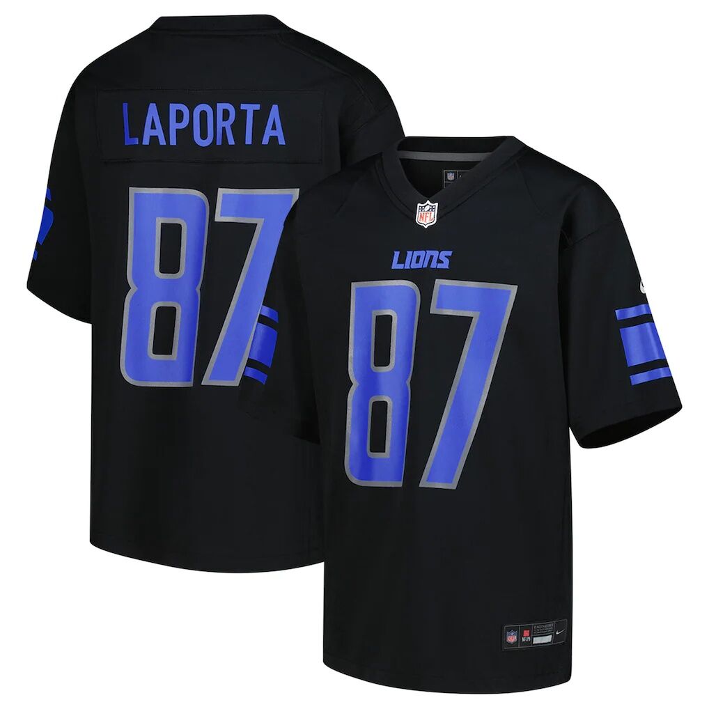 Sam LaPorta Detroit Lions Nike Youth Game Jersey