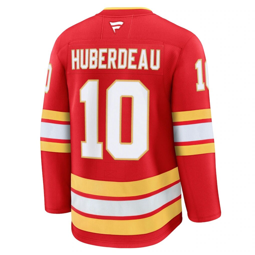 Jonathan Huberdeau Calgary Flames Fashion7 Home Premium Jersey