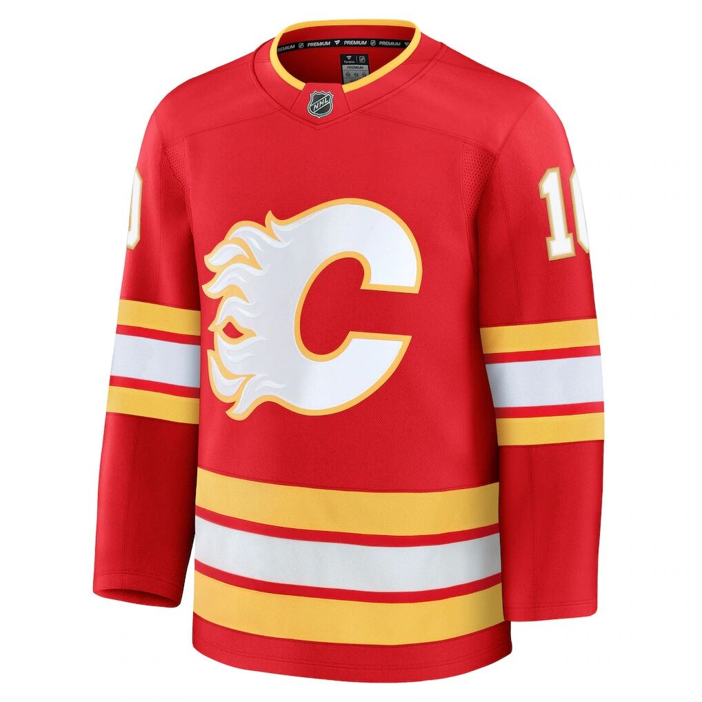 Jonathan Huberdeau Calgary Flames Fashion7 Home Premium Jersey