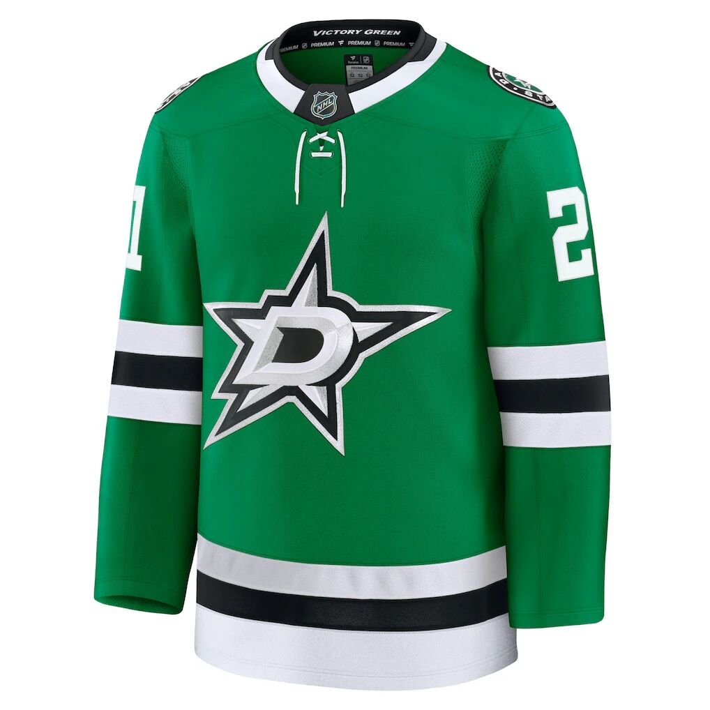 Jason Robertson Dallas Stars Fashion7 Home Premium Jersey - Kelly Green