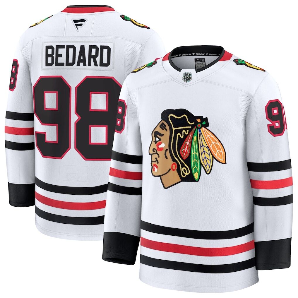 Connor Bedard Chicago Blackhawks Fashion7 Away Premium Jersey