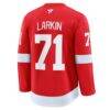 Dylan Larkin Detroit Red Wings Fashion7 Home Premium Jersey - Red - Detail View