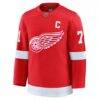 Dylan Larkin Detroit Red Wings Fashion7 Home Premium Jersey - Red - Side View