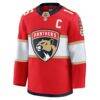 Aleksander Barkov Florida Panthers Fashion7 Home Premium Jersey - Red - Front View