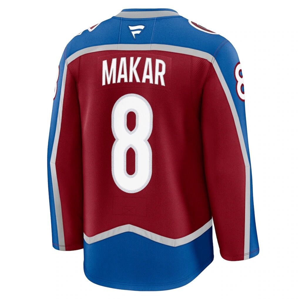 Cale Makar Colorado Avalanche Fashion7 Home Premium Jersey - Burgundy