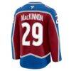 Nathan MacKinnon Colorado Avalanche Fashion7 Home Premium Jersey - Burgundy - Detail View